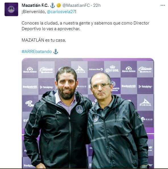 Mazatlán presentó a su nuevo director deportivo