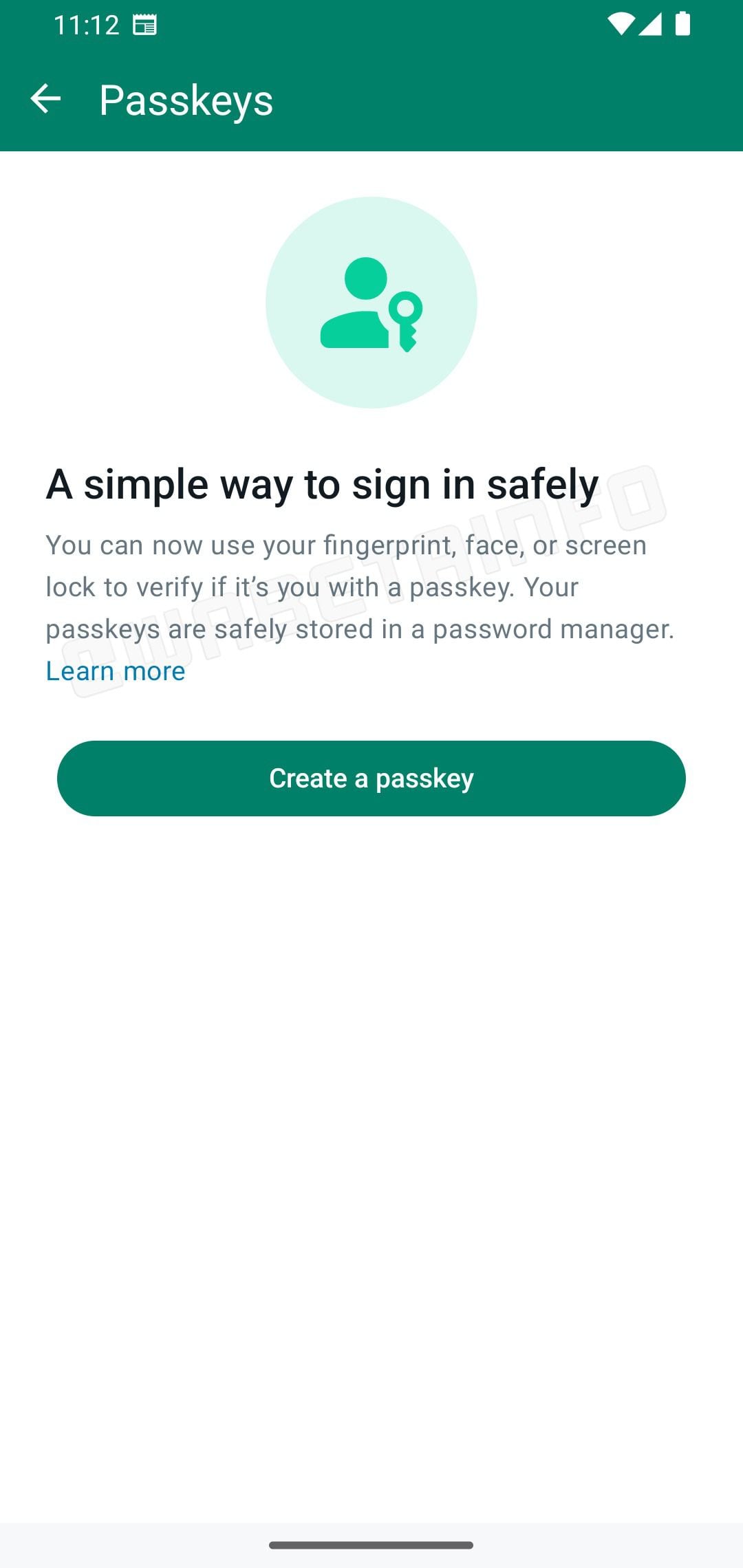 El escaneo de la huella dactilar o el rostro serán las formas que tendrán los usuarios para verificar su identidad al iniciar sesión en WhatsApp. (WABetaInfo)