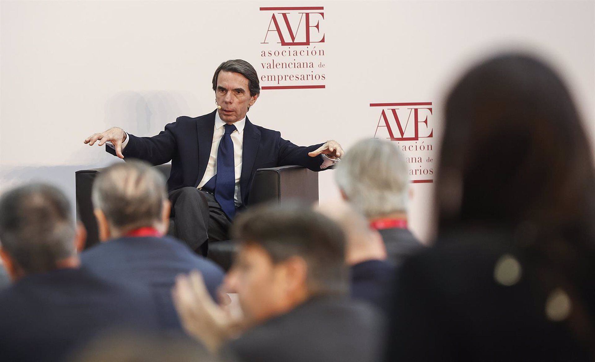 El expresidente del Gobierno y presidente de la Fundación FAES, José María Aznar. (Rober Solsona/Europa Press)

