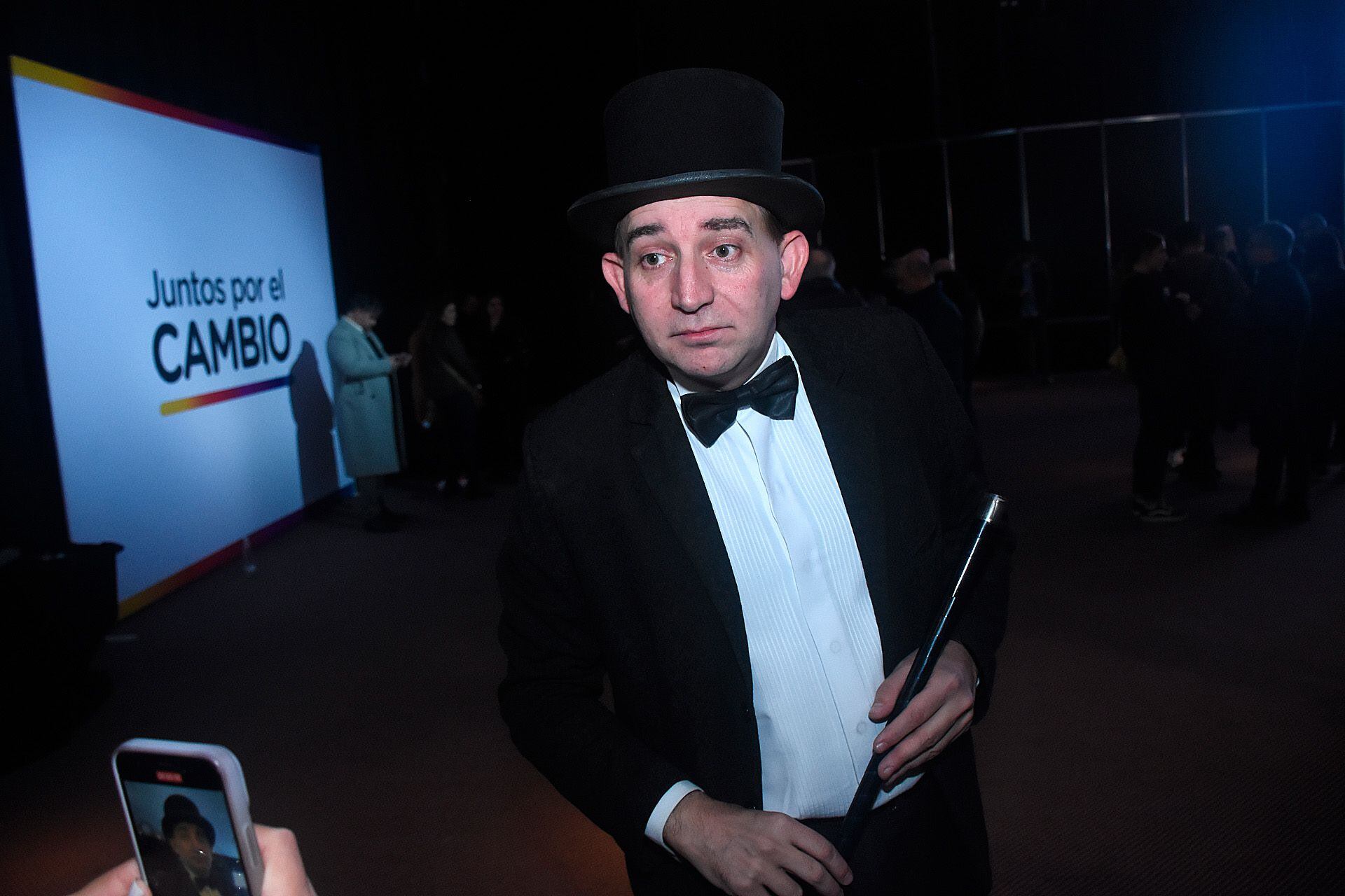 El Mago sin dientes, más serio que de costumbre (Foto: Nicolas Stulberg)