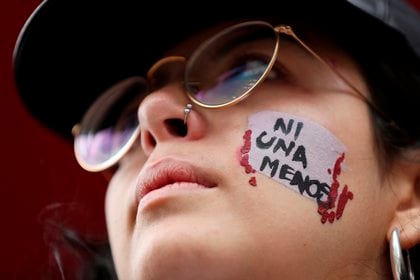 Archivo de fotos de una protesta contra la violencia de género que tuvo lugar el 20 de enero de 2019 en Quito (Ecuador).  EFE / José Jácome / Archivo