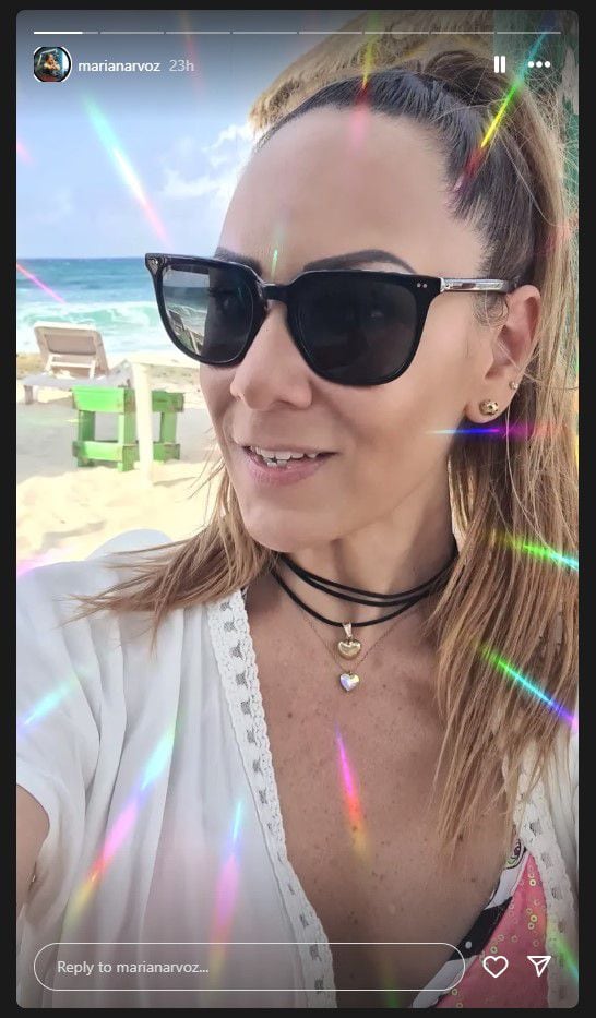 Mariana Robles compartió aspectos de su estadía en la playa (Foto: Instagram)