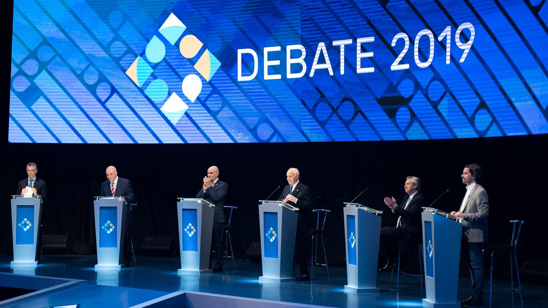 El último debate presidencial, en 2019 (Adrián Escandar)