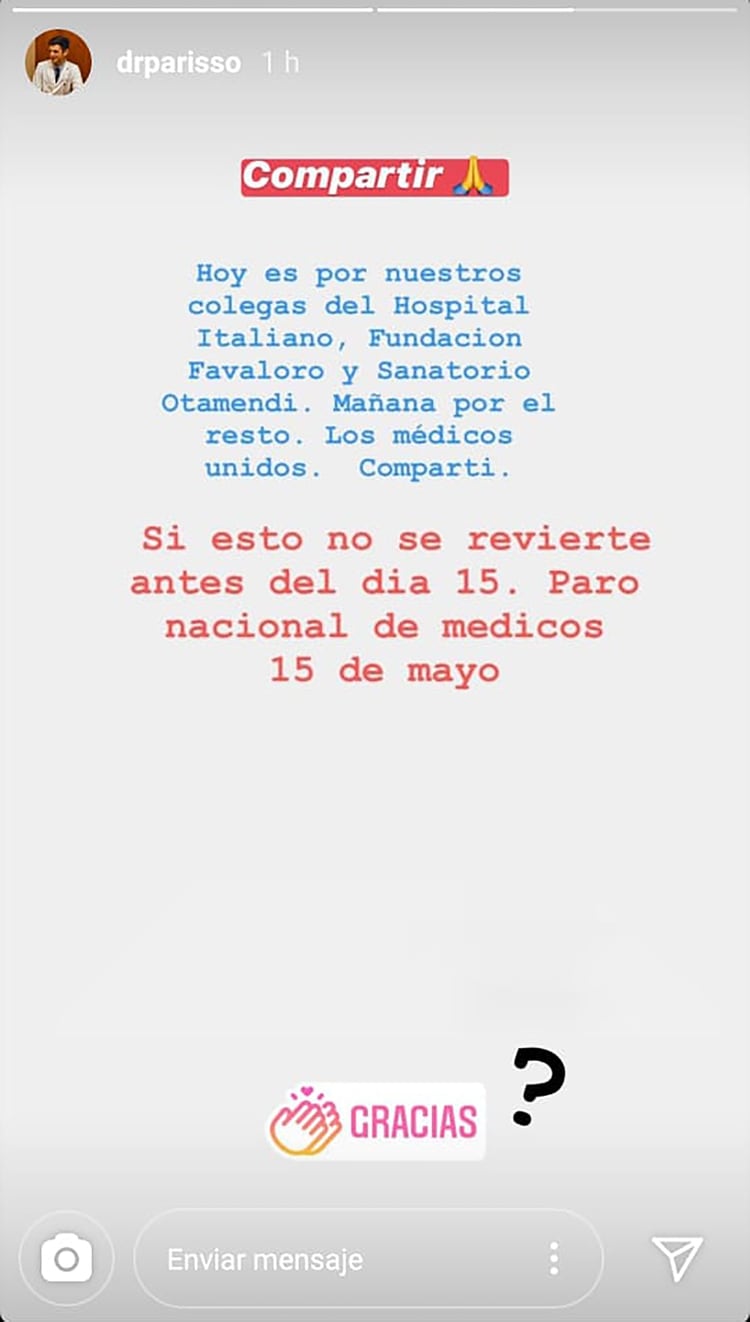 En las redes convocan a un paro nacional para el 15 de mayo