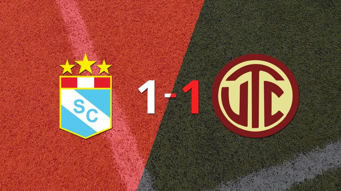 UTC logró sacar el empate a 1 gol en casa de Sporting Cristal