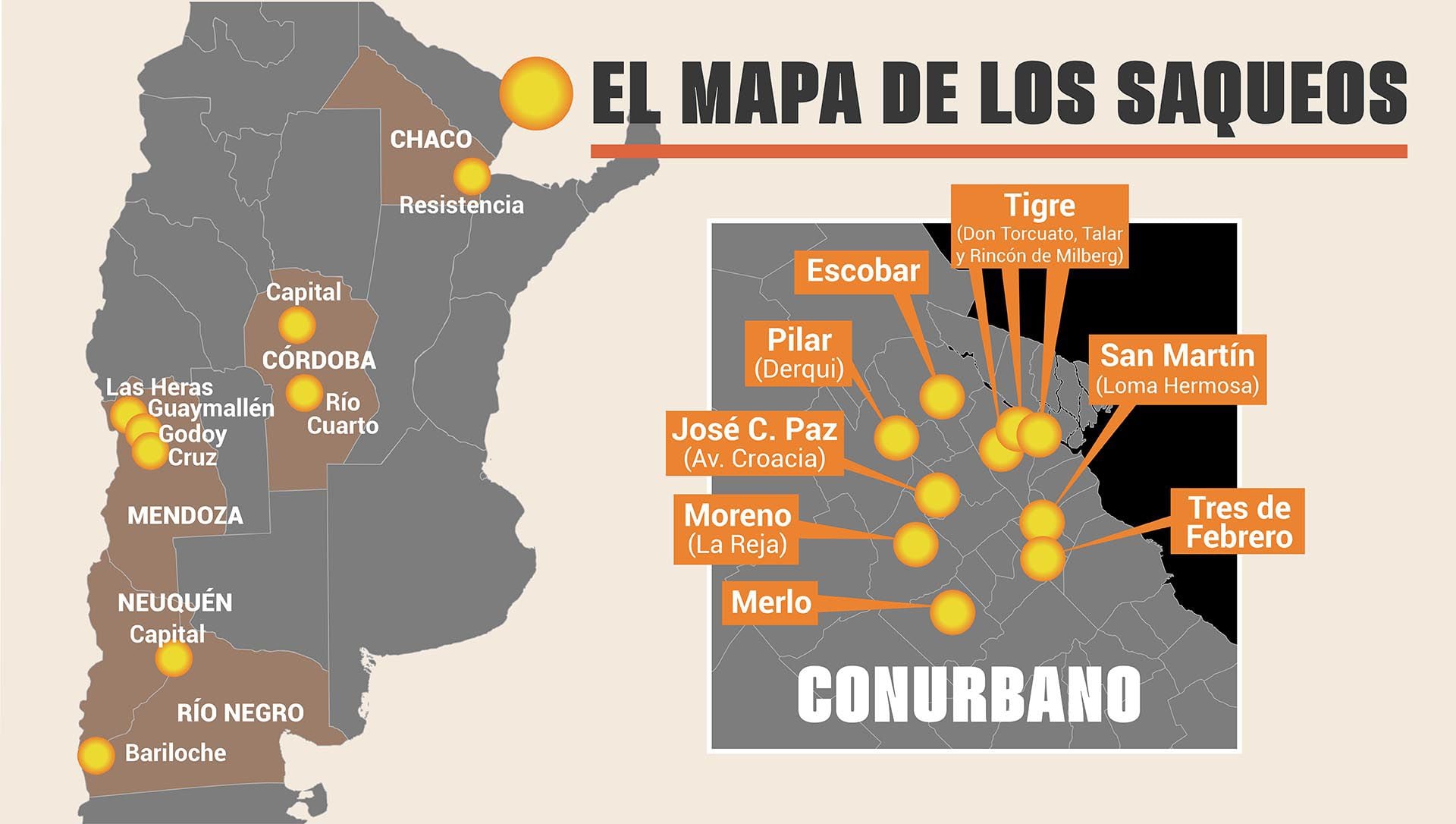 El mapa de los saqueos portada Home