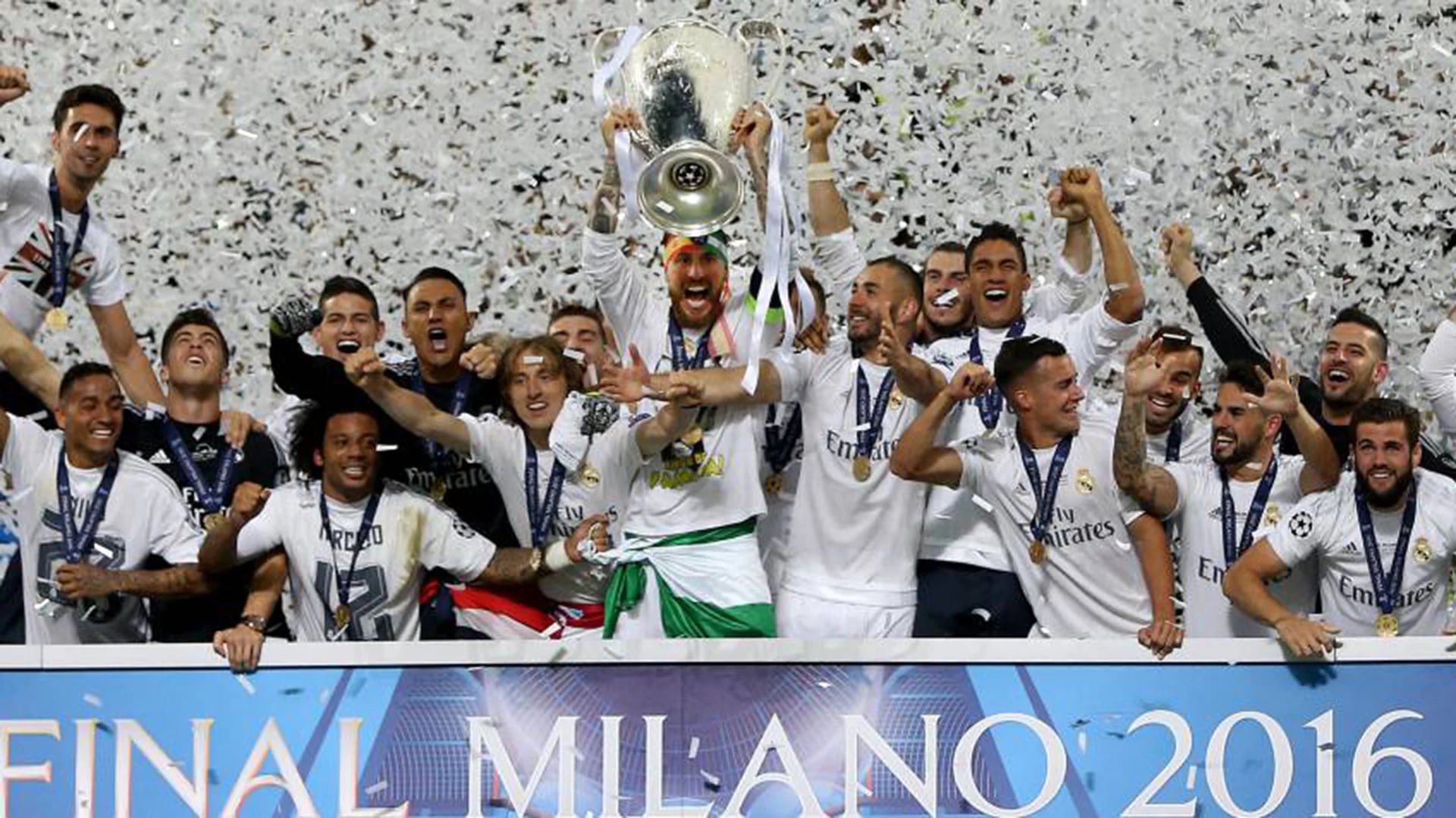 Los merengues consiguieron la Champions League en 2016