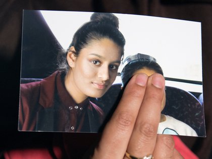 Renu Begum, German teenager Shamima Begum's photo, provided a photo of her husband REUTERS / Laura Lean / Pool / Photo archive