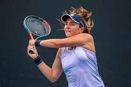 La tenista argentina Nadia Podoroska perdió ante la croata Donna Veki (Foto: EFE)