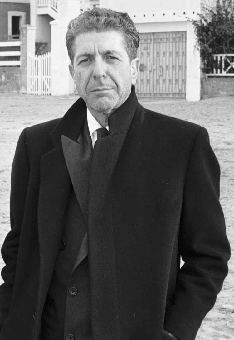 Leonard Cohen. Foto del año 1988