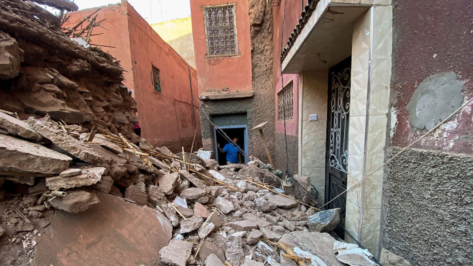 Viviendas destruidas (REUTERS/Abdelhak Balhaki)