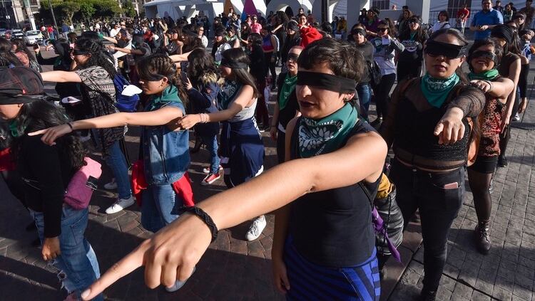 La red TDT también exigió el cese de la violencia contra las mujeres en el país. (FOTO: CRISANTA ESPINOSA AGUILAR /CUARTOSCURO)