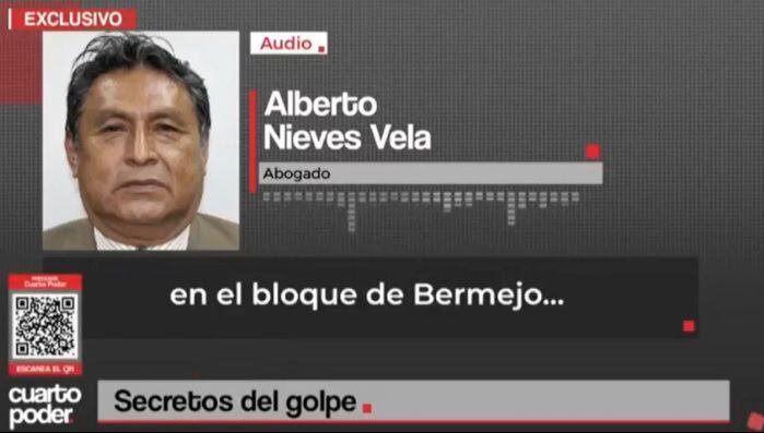 Audio de Alberto Nieves Vela implica a asesor de Guillermo Bermejo en coordinaciones para ejecutar planes posteriores al golpe de Estado de Pedro Castillo.