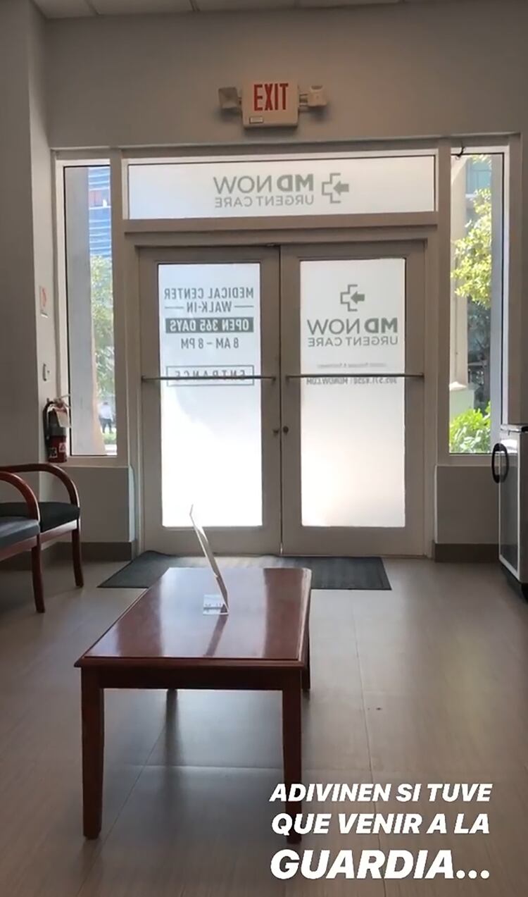 Jimena Barón concurrió a la guardia médica, luego de que le apareciera un forúnculo en su mejilla izquierda (Foto: Instagram)