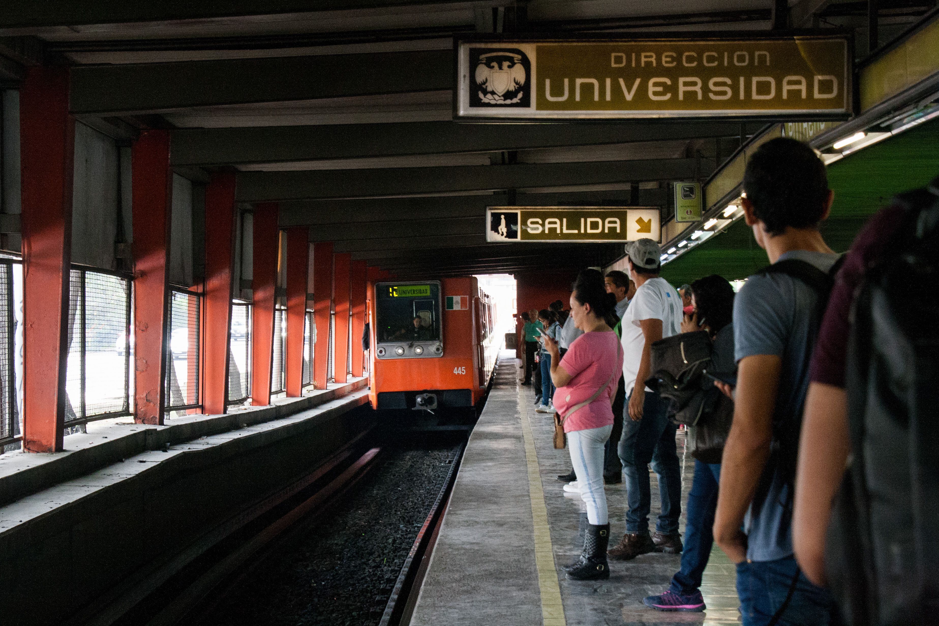 La estación Deportivo 18 de Marzo es la menos usada del Metro (FOTO: GALO CAÑAS /CUARTOSCURO.COM)