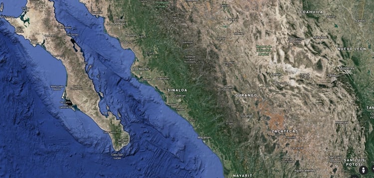 El Cártel de los Beltrán Leyva fue una organización delictiva establecida en Sinaloa, en la costa occidental mexicana. Foto: Google Maps