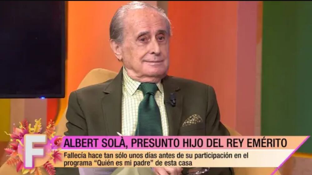 Jaime Peñafiel en el programa 'Fiesta' de Telecinco. (Mediaset)