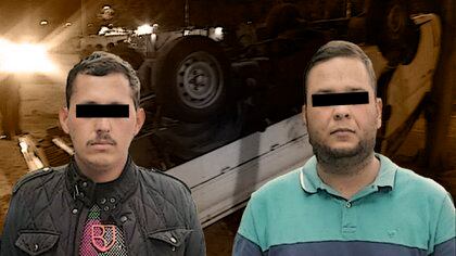  Rodolfo Moreno y Marco Munguía, presuntos operadores del Mayo fueron detenidos en Polanco (Fotoarte: Steve Allen)