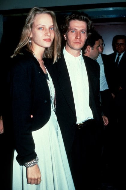 Uma Thurman estuvo casada con el actor Gary Oldman, entre 1990 y 1992 (Getty Images)