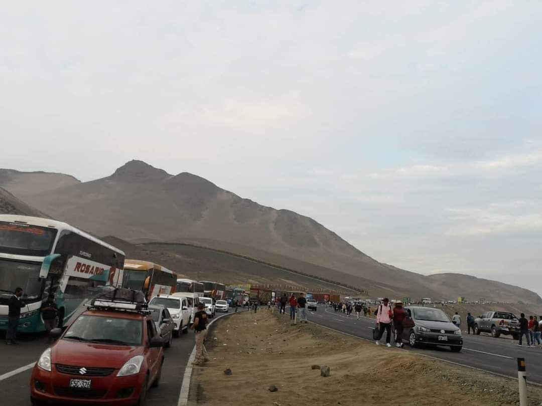 routes bloquées par l'arrêt des transporteurs