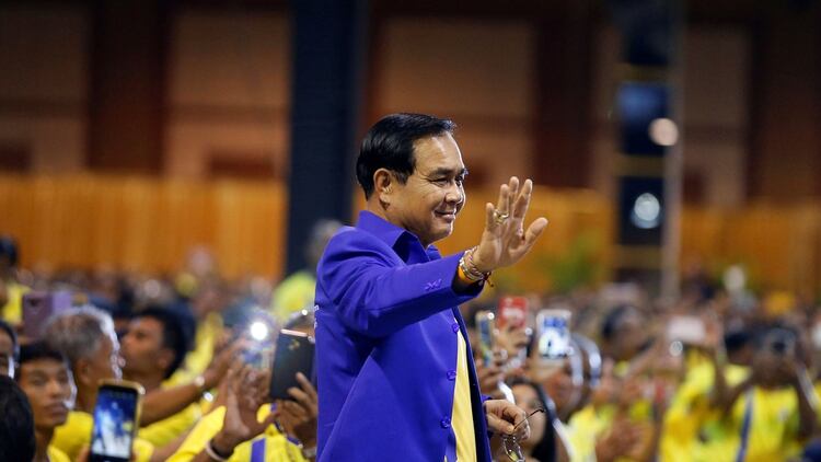 Prayut, en campaña (Reuters)