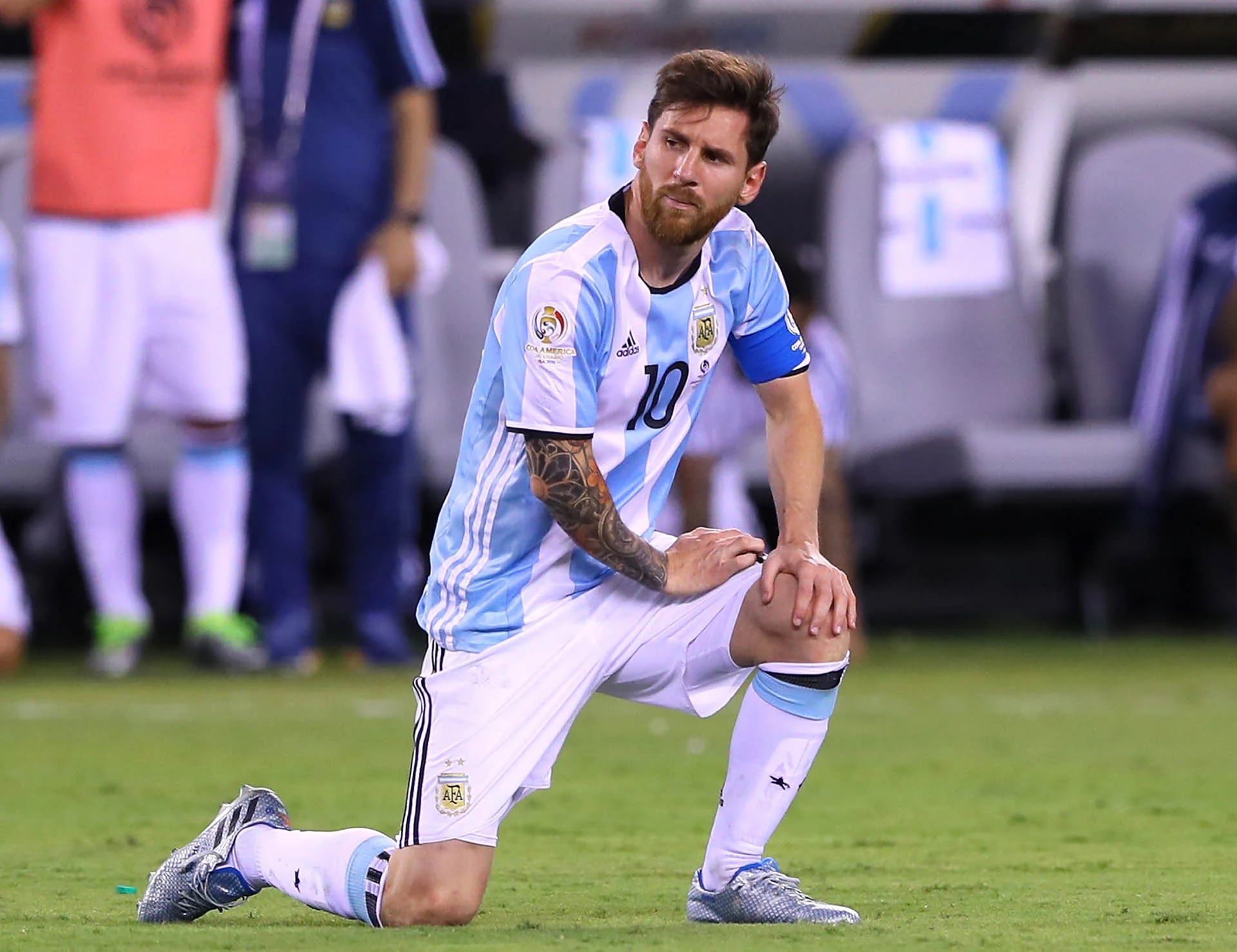 Messi se retiró de la Selección