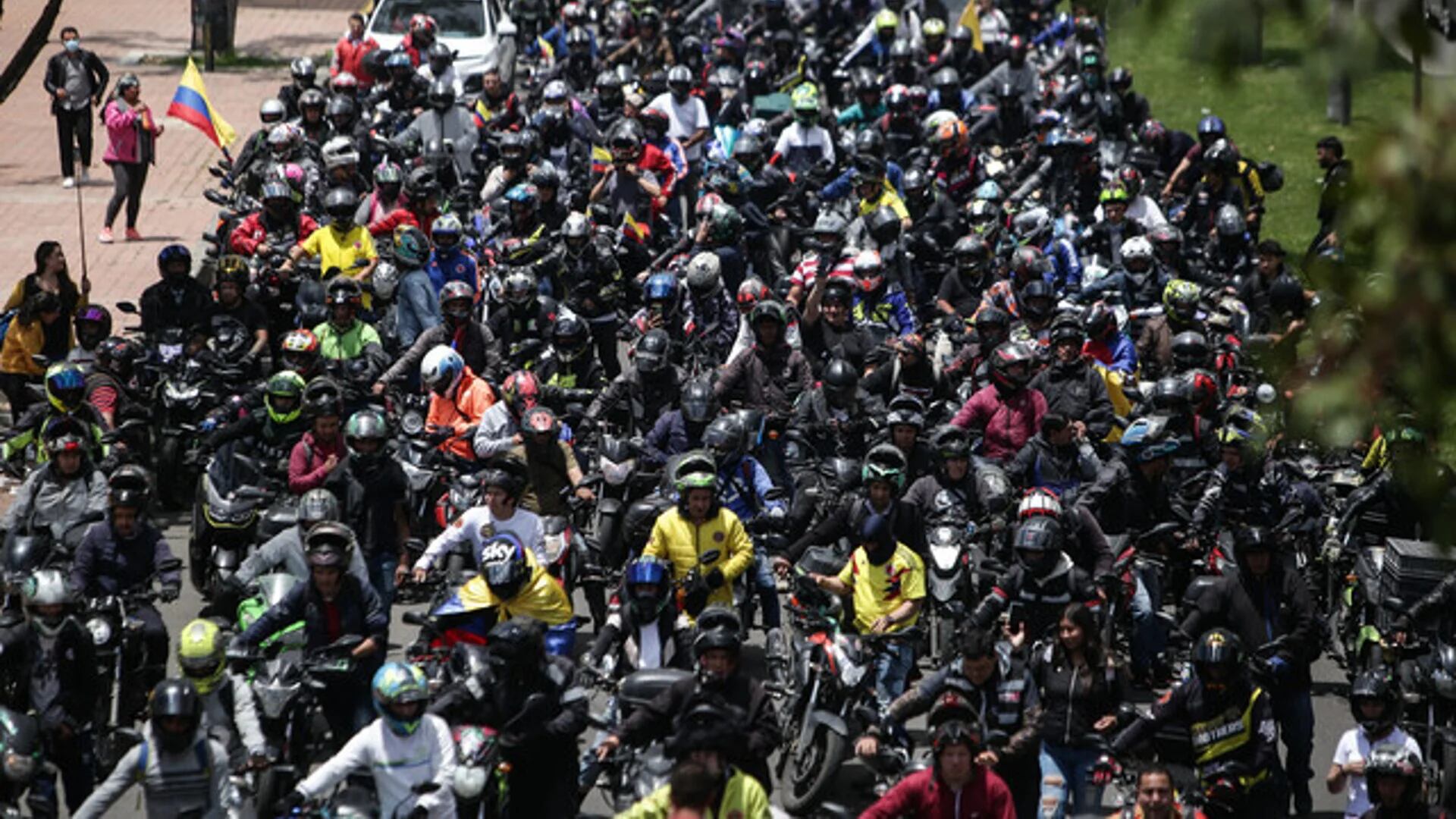 Los motociclistas lideran la evasión al seguro en el territorio nacional. Foto: Colprensa