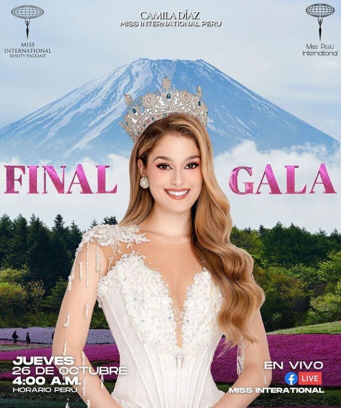 Camila Díaz: fecha y hora de su debut en Miss International 2023. | Instagram