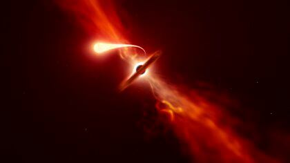 En la ubicación actual del sol, la vida terrestre está a salvo de las llamaradas XUV del agujero negro en el centro de la Galaxia (EFE/ EPA/ ESO/ M. Kornmesser/ HANDOUT HANDOUT EDITORIAL USE ONLY/NO SALES)
