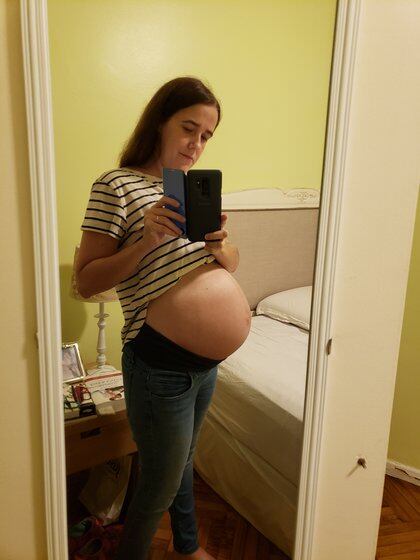 Durante el séptimo mes de embarazo