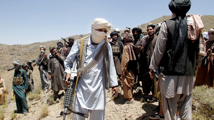 Talibanes, refugiados en las montañas de Afganistán (AFP)