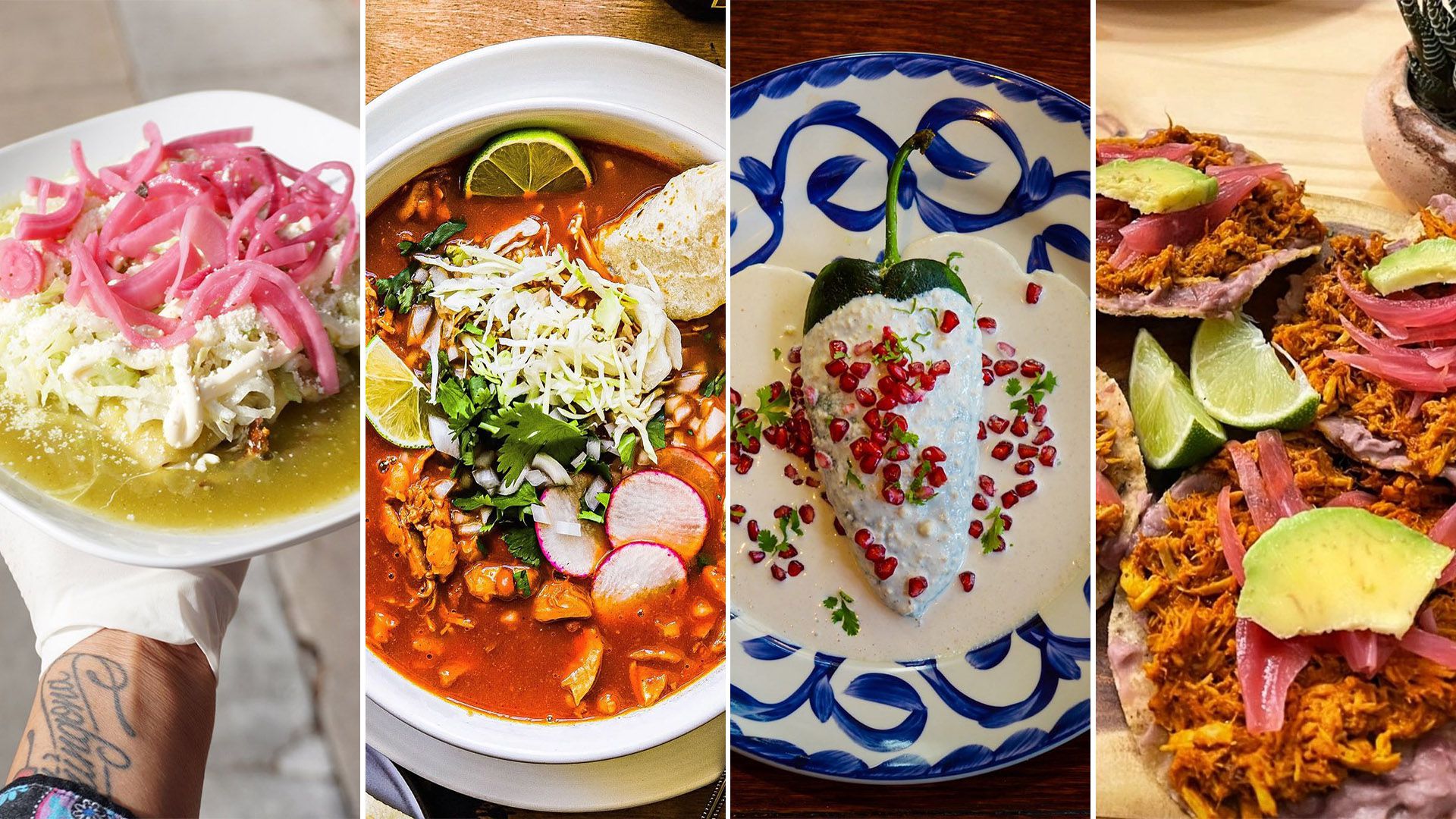 Estos son algunos de los platillos más tradicionales de la comida mexicana (Instagram: @cocinaluchadoras/@jennygoycochea/@chef_jorgedxb/@lacatrina.lpb)