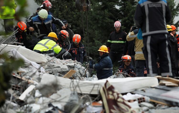 El terremoto sacudió a Albania (REUTERS/Florion Goga)