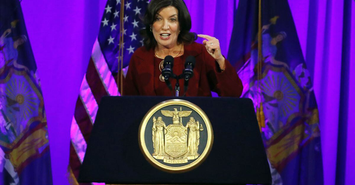 Who is the woman who is converted to the first governor of New York in the case of Andrew Cuomo?