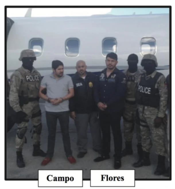 Los narcosobrinos de Maduro en el momento de la detención en Haití