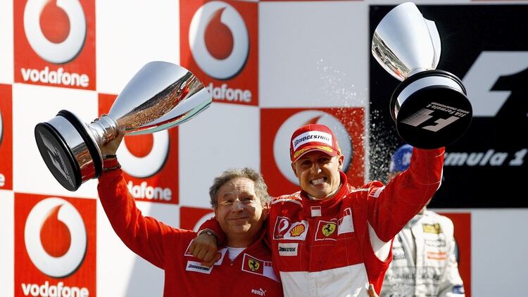 Jean Todt visita una ves al mes a Michael Schumacher (Getty Images)