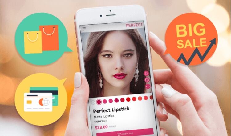 Perfect Corp usa realidad aumentada para que el usuario pueda probarse digitalmente el maquillaje antes de adquirirlo.