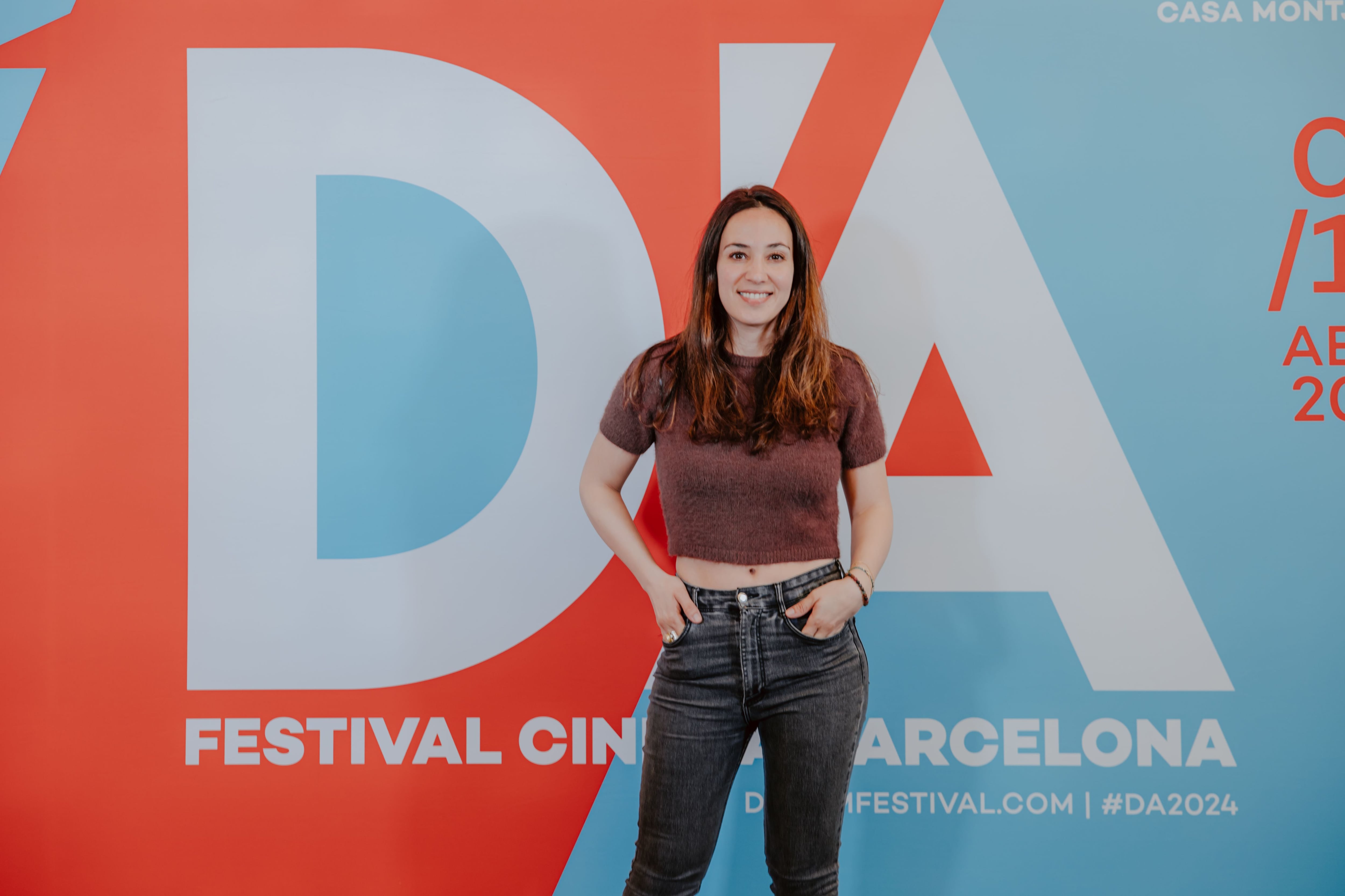 La directora Nora el Hourch en la presentación de 'HLM Pussy' en el D'A Film Festival Barcelona (Clara Orozco)