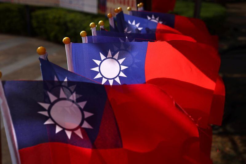 Taiwan flags 