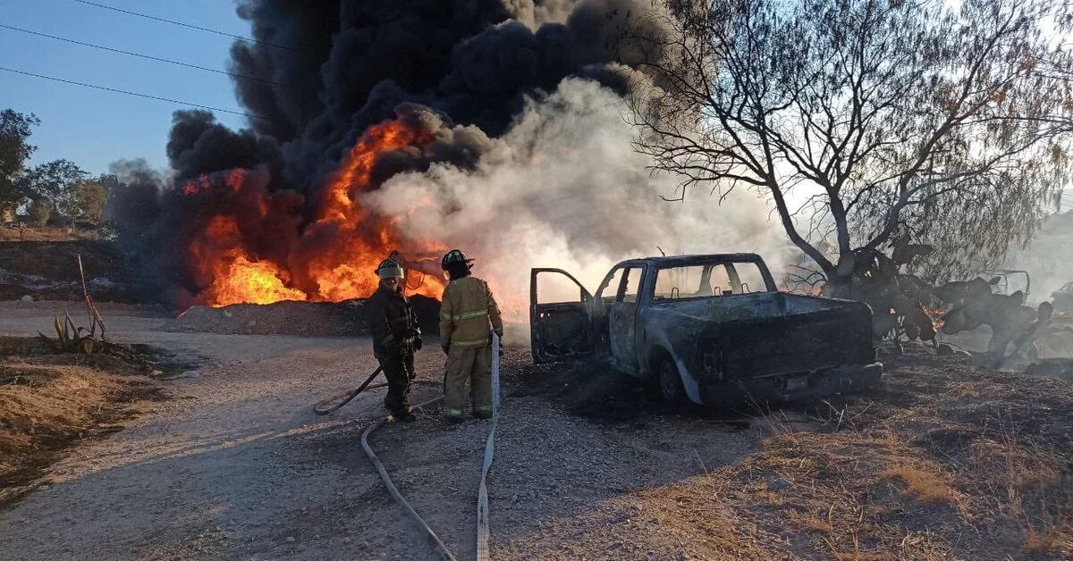 A Pemex pipeline exploded in Tula, Hidalgo