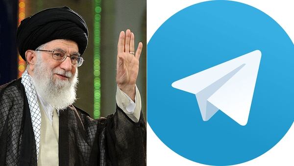 El líder supremo Ali Khamenei era un usuario activo de Telegram, pero ahora prohibió la app