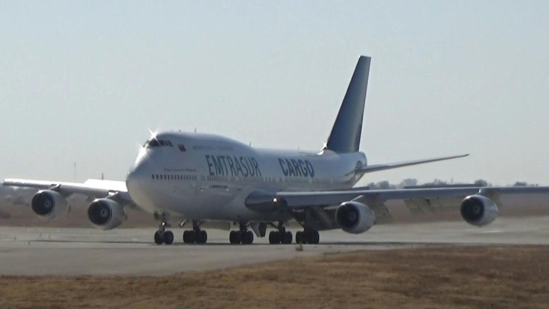 El avión Boeing 747 que llevaba cinco tripulantes iraníes vinculados a operaciones terroristas ejecutadas por Irán en Medio Oriente
