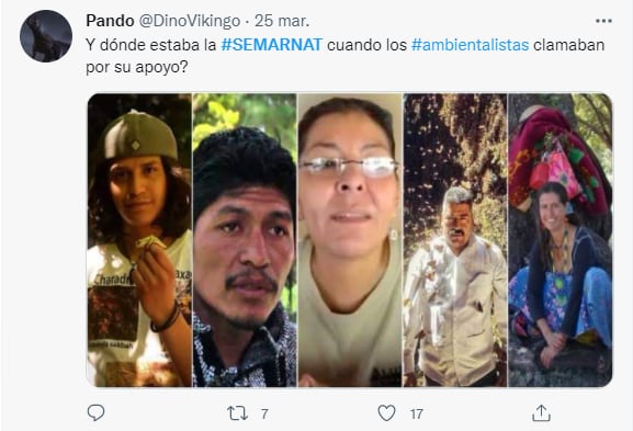 Tunden in Netzwerken zu Semarnat