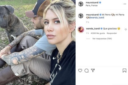 Un chiste de mal gusto en Instagram: Mauro Icardi trató de “perra” a Wanda  Nara y le bloquearon la publicación - Infobae