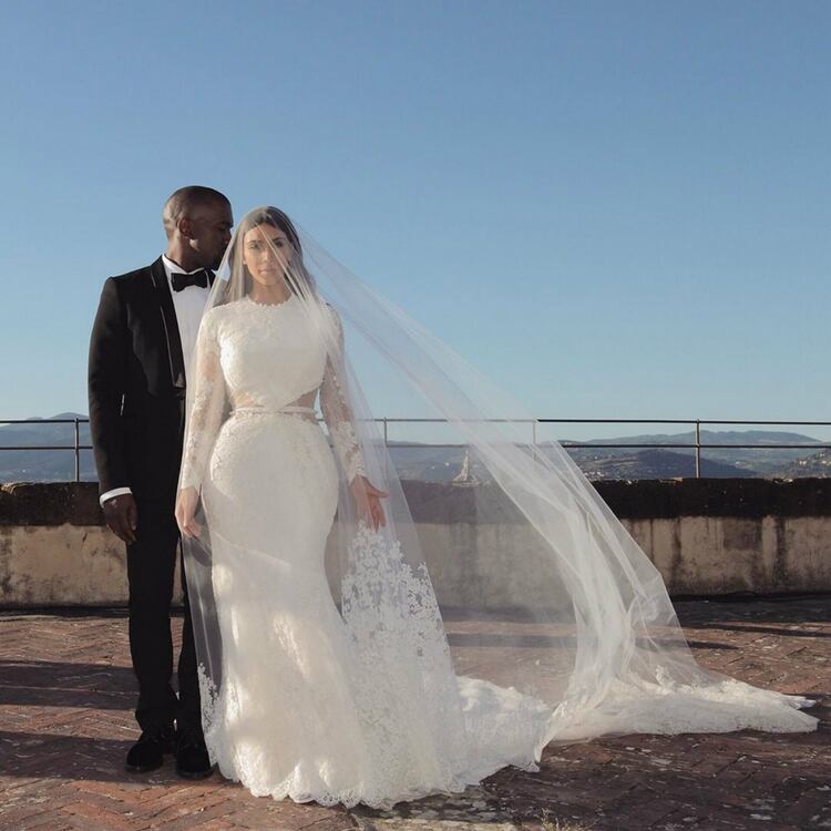 Kim y Kanye se casaron en la ciudad donde concibieron a su hija North (Instagram: kimkardashian)