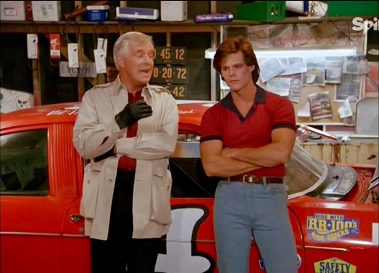 John Hannibal Smith (izquierda) era interpretado por el actor George Peppard