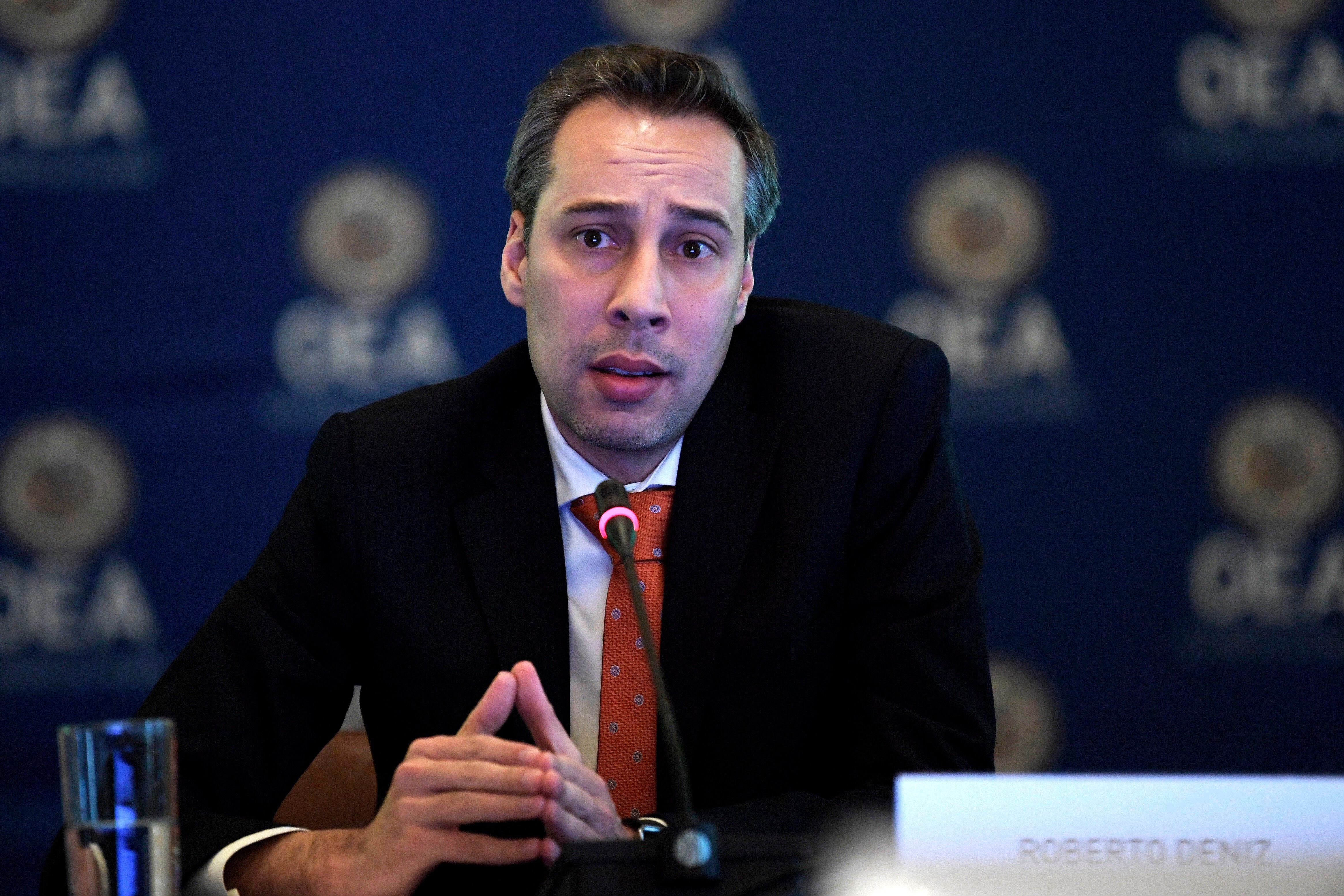 El periodista venezolano, Roberto Deniz, se encuentra exiliado en Bogotá (EFE/Lenin Nolly)
