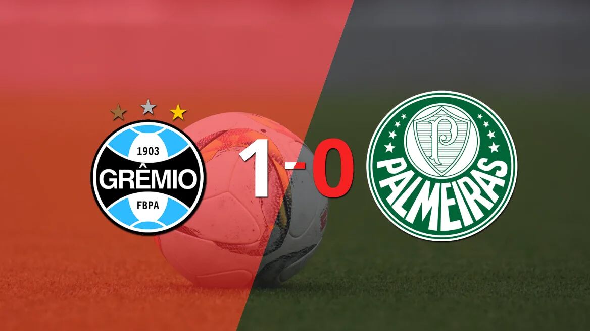 Grêmio aprovechó su localía y venció a Palmeiras
