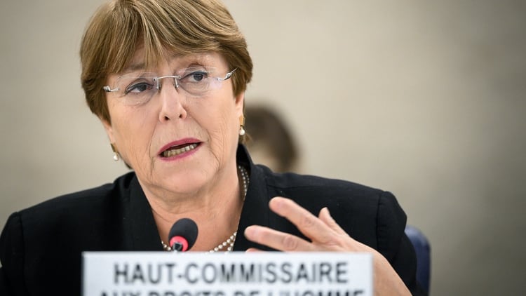 Michelle Bachelet, Alta Comisionada para los derechos humanos (Foto: AFP)