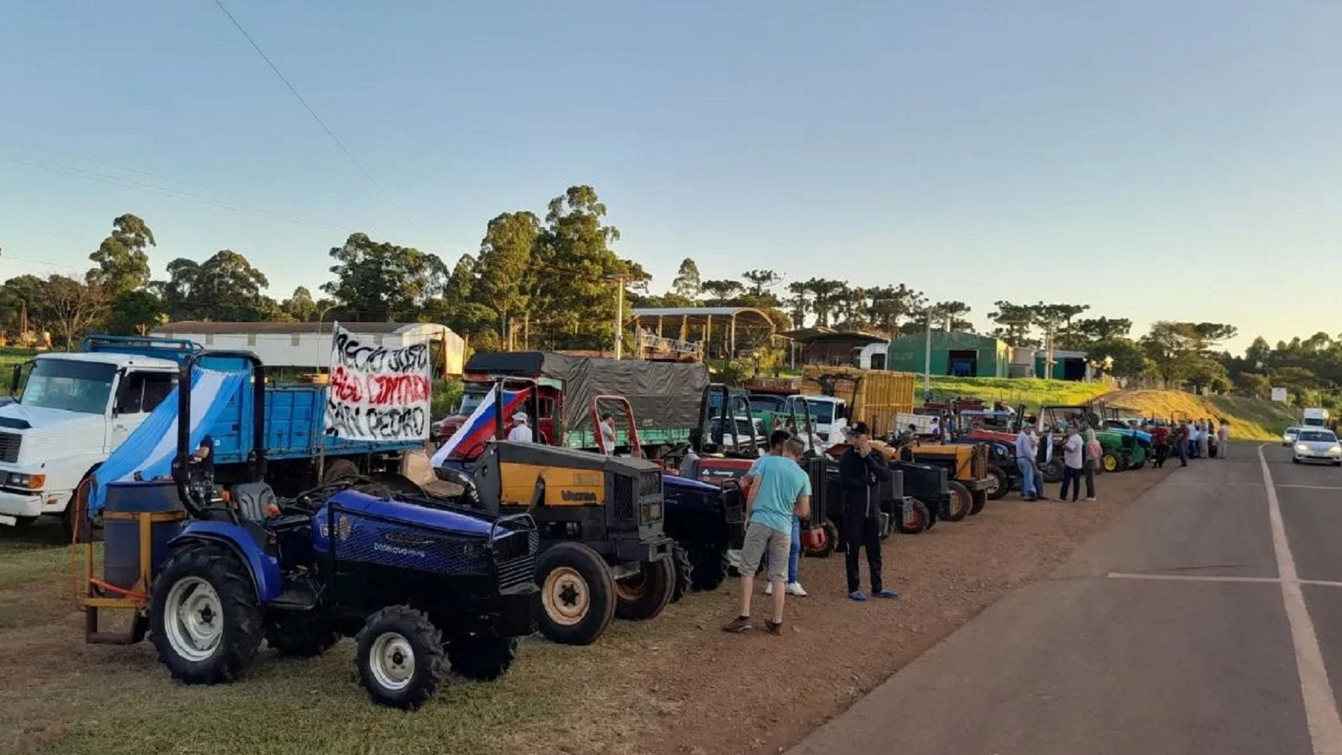 Tractorazo en San Pedro